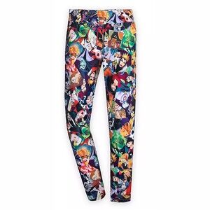 Disney Multicolor Villain Character Leggings